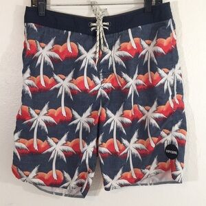 Rip Curl Men’s Swim Boardshorts Tropical Palm Tree
